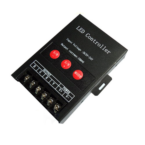 DC5/12/24V Max 30A 10A3CH, Super High Voltage LED RGB Controller Used With RGB Amplifier For RGB Longer Lighting or Advertising module Lighting